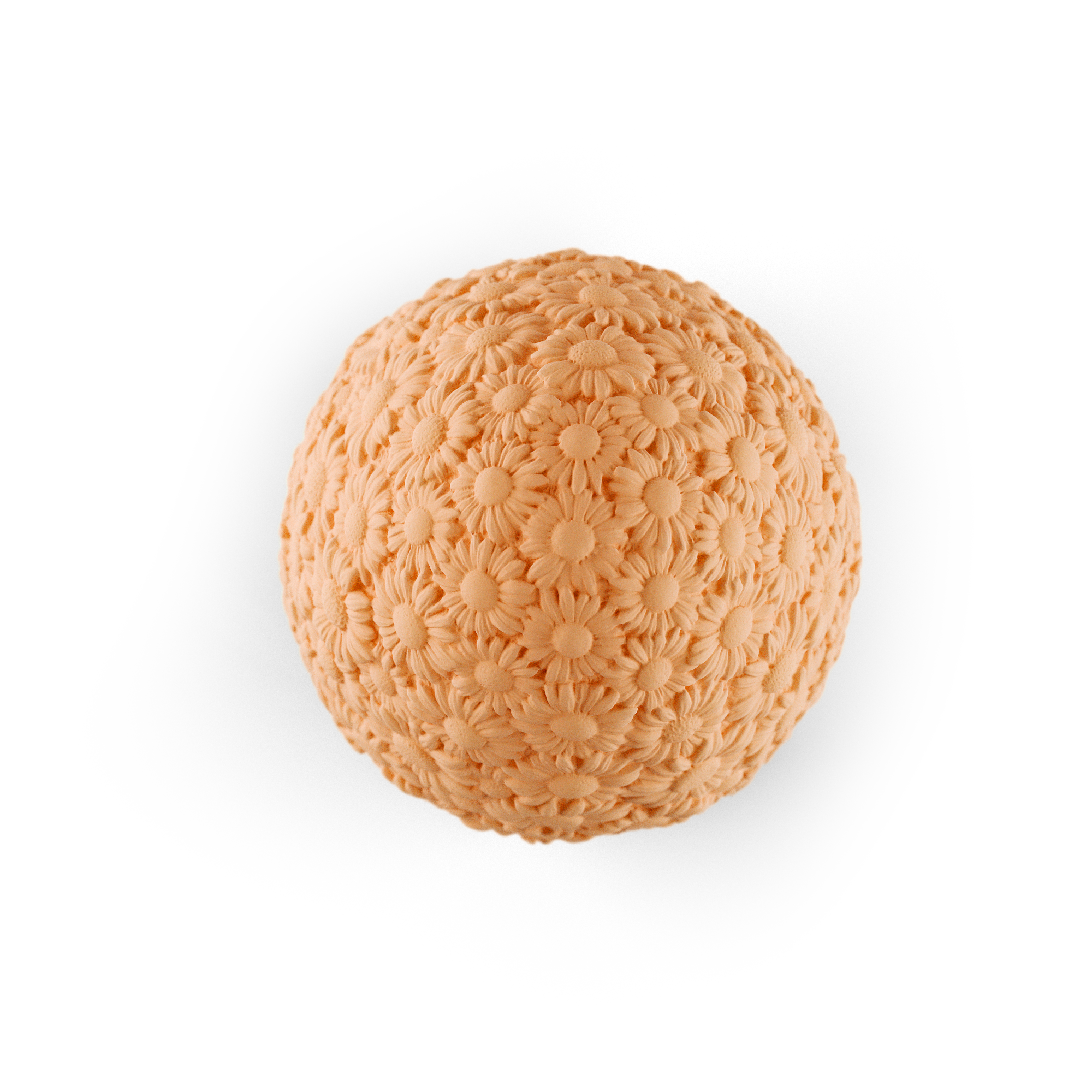 Orange Daisy Lamp by Mark Newton for Goodnight Light, perfect table lamp for living room