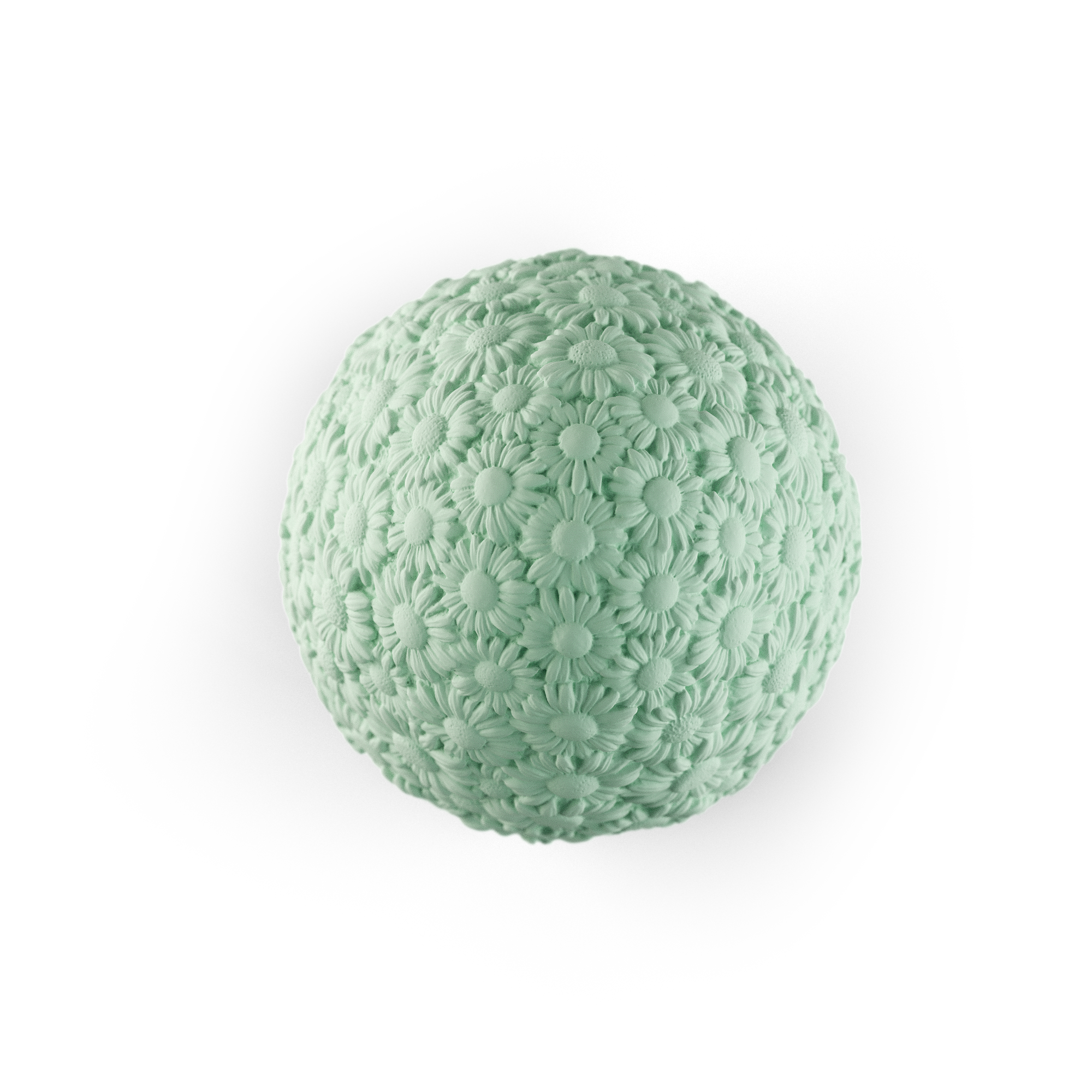 Green Daisy Lamp by Mark Newton for Goodnight Light - Modern LED table lamp for dining area