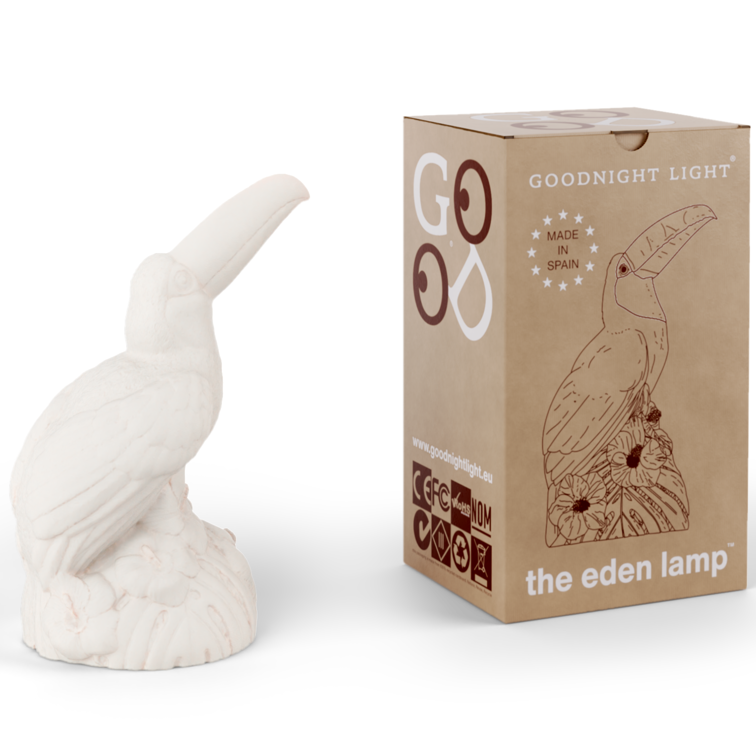 Goodnight Light modern LED table lamp for dining room lighting and reading