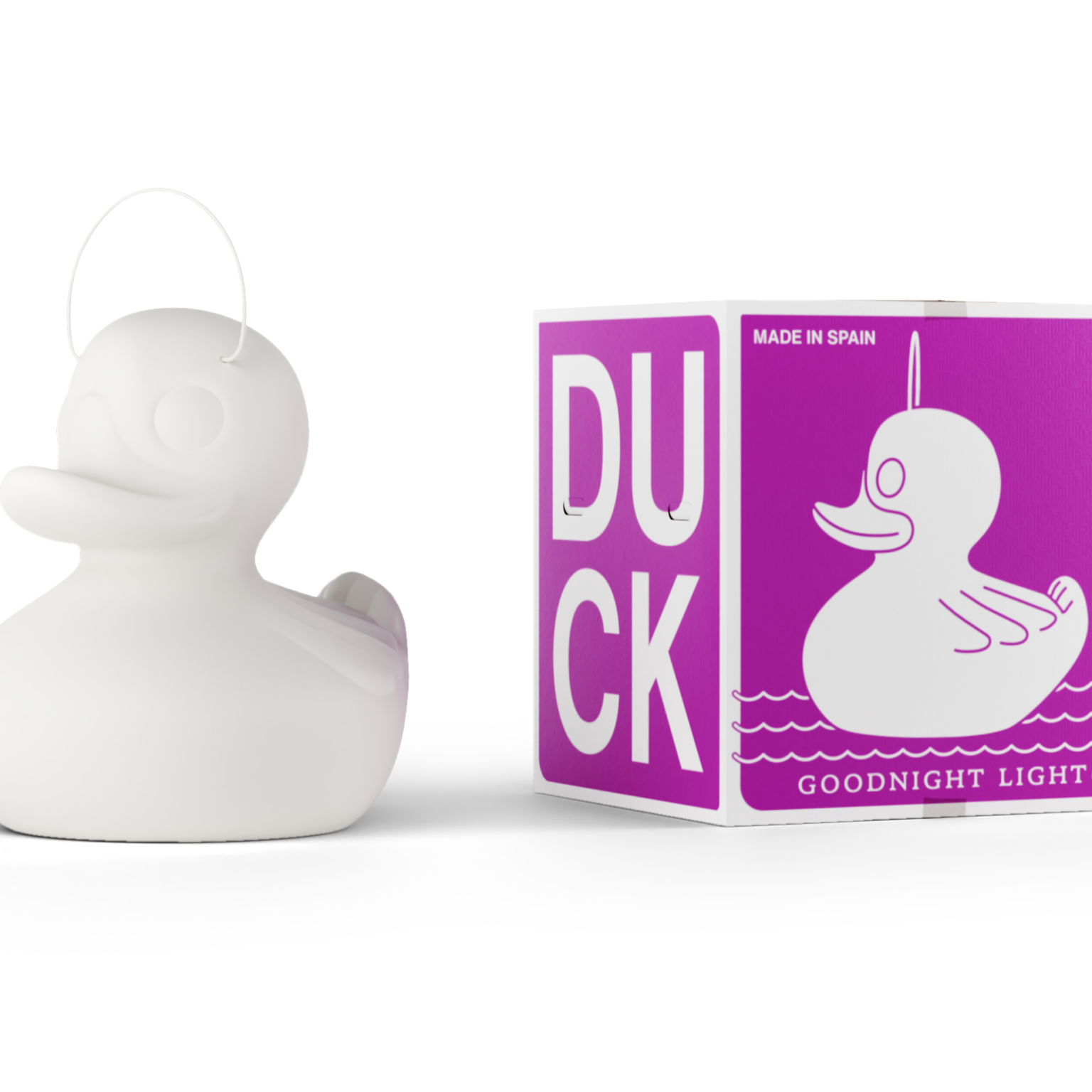 The MEGA DUCK DUCK DECO night light by Marke Newton for Goodnight Light, perfect for children's bedroom