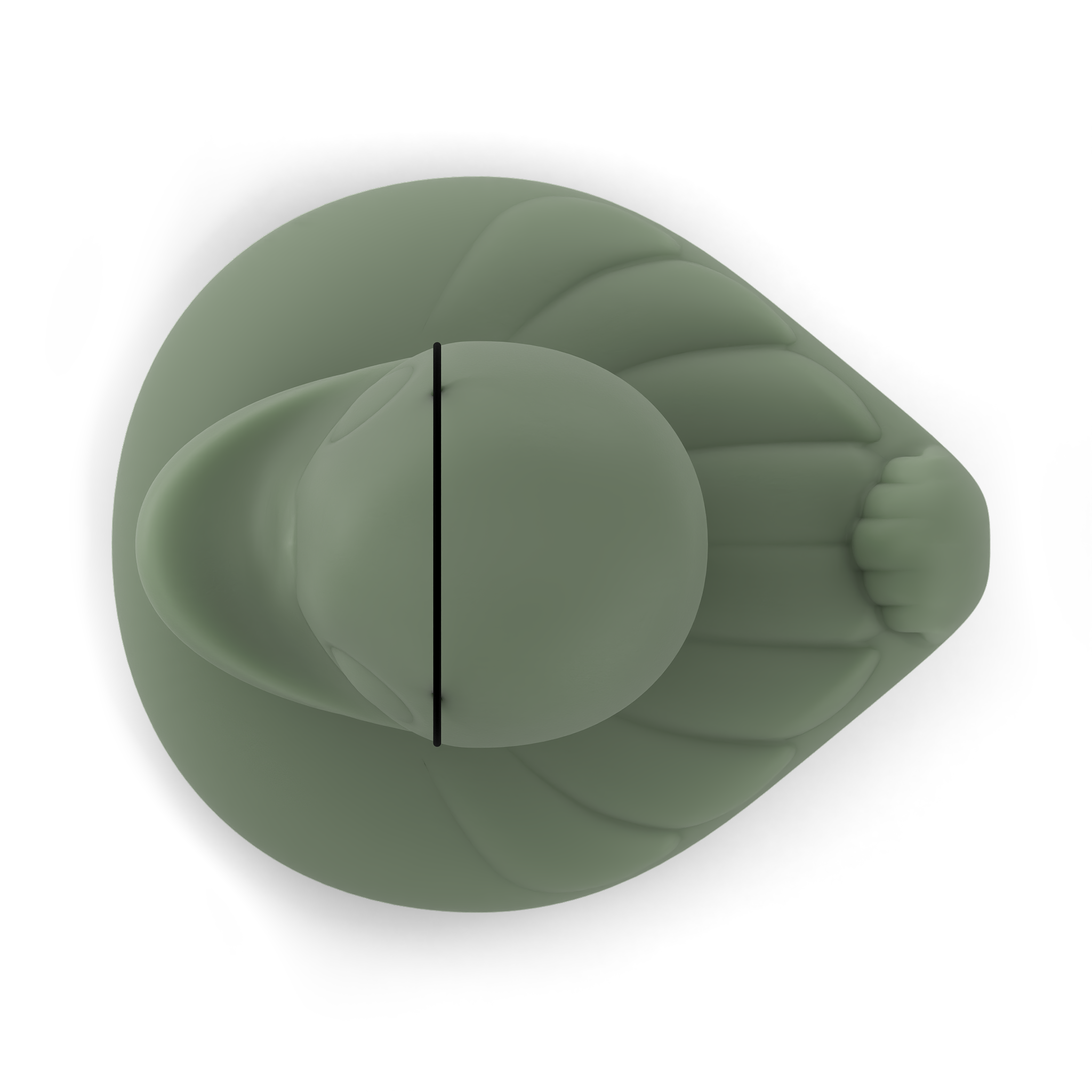 MEGA DUCK DUCK lamp by Marke Newton in green color for Goodnight Light