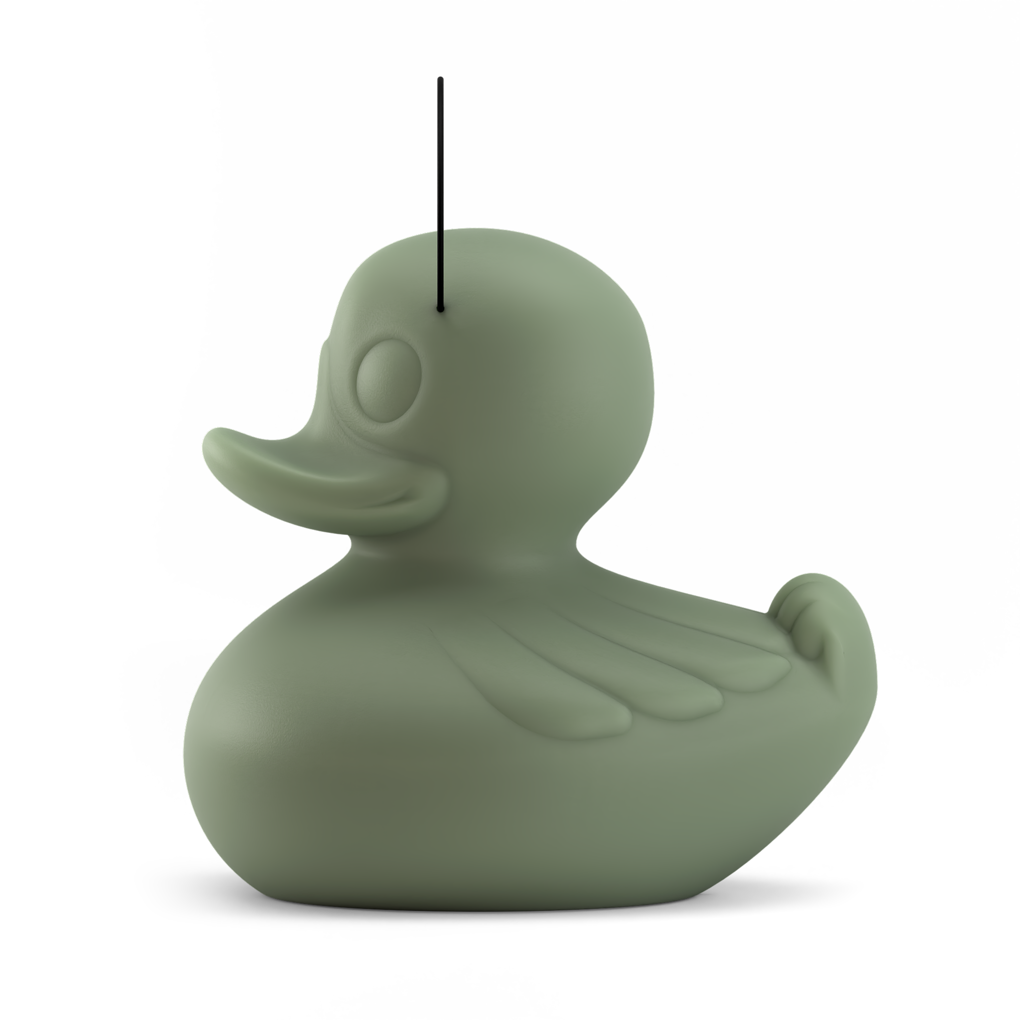 MEGA DUCK DUCK Lamp by Marke Newton for Goodnight Light - Green side view