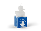 Child-safe white floating duck night light by Goodnight Light for kids pool