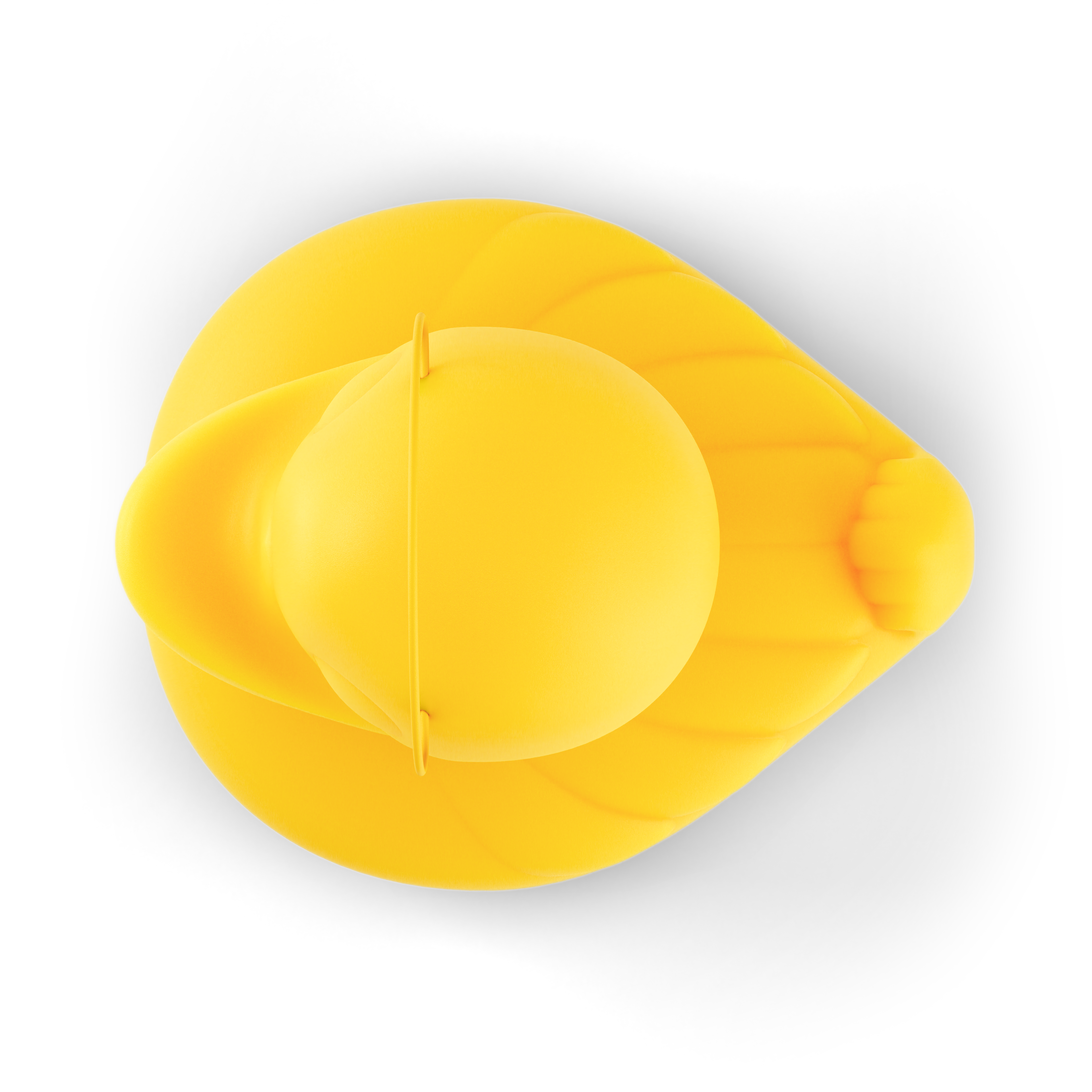 Yellow duck night light floating in pool by Goodnight Light for kids and pool decor