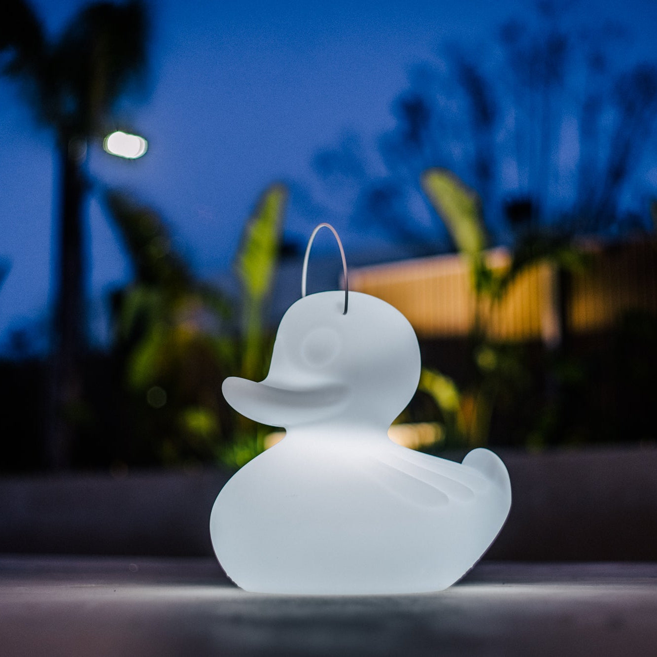 Small yellow duck night light for children's room by Goodnight Light
