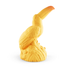 Yellow side view of The Eden Lamp by Marke Newton for Goodnight Light, modern table lamp with LED lighting
