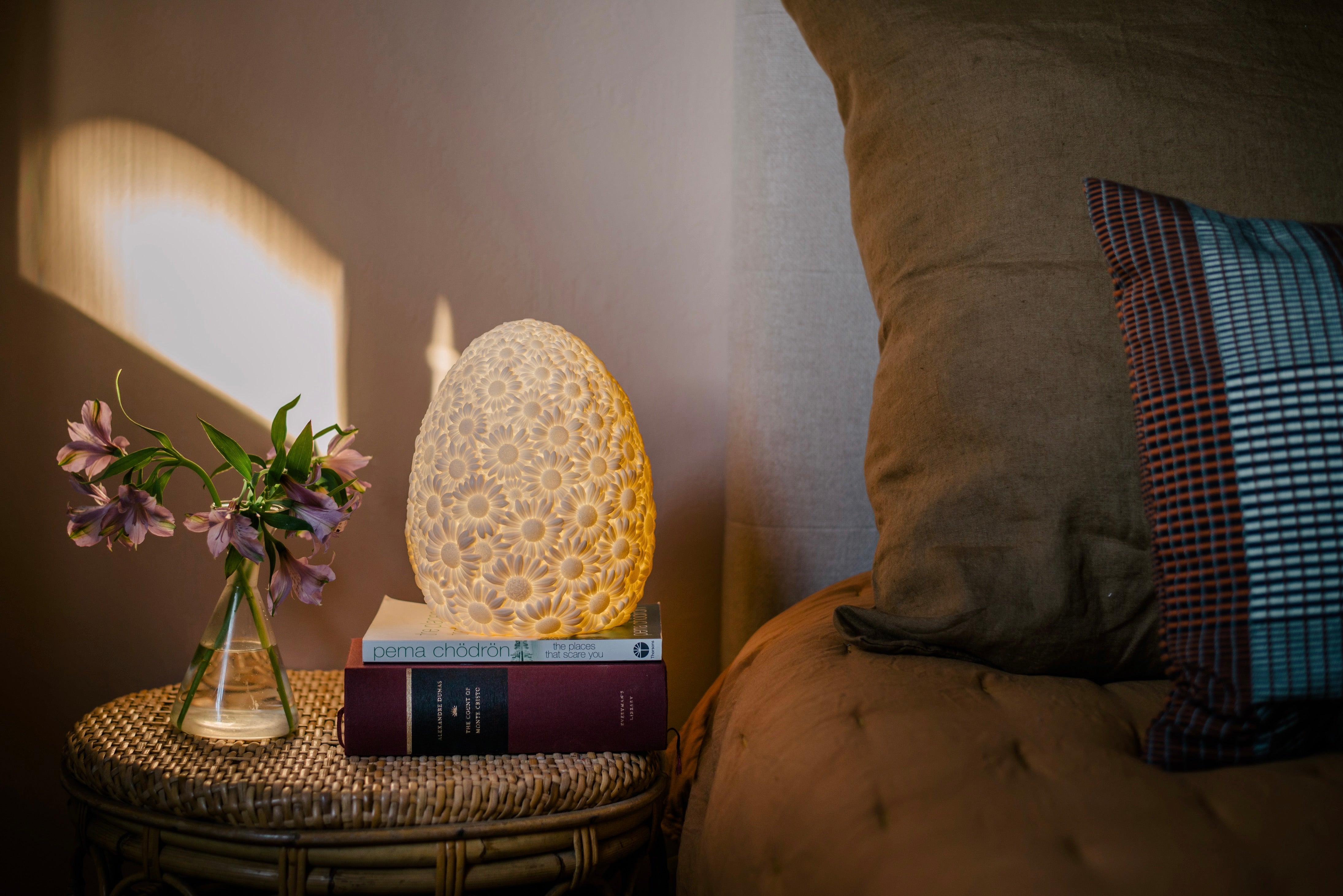 The Daisy Lamp by Goodnight Light, a stylish table lamp for living room décor