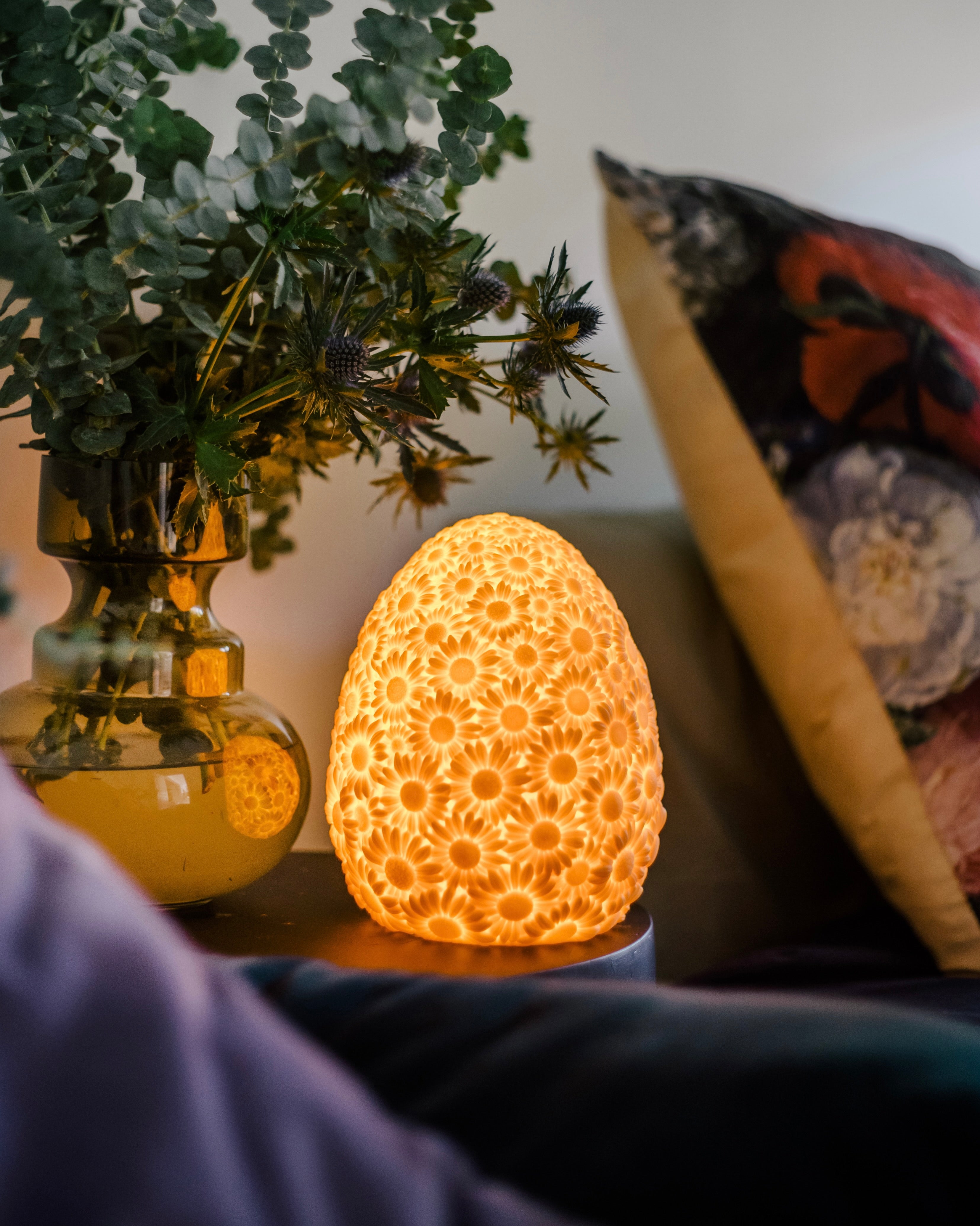 Indoor daisy melon night light by Goodnight Light for children's room