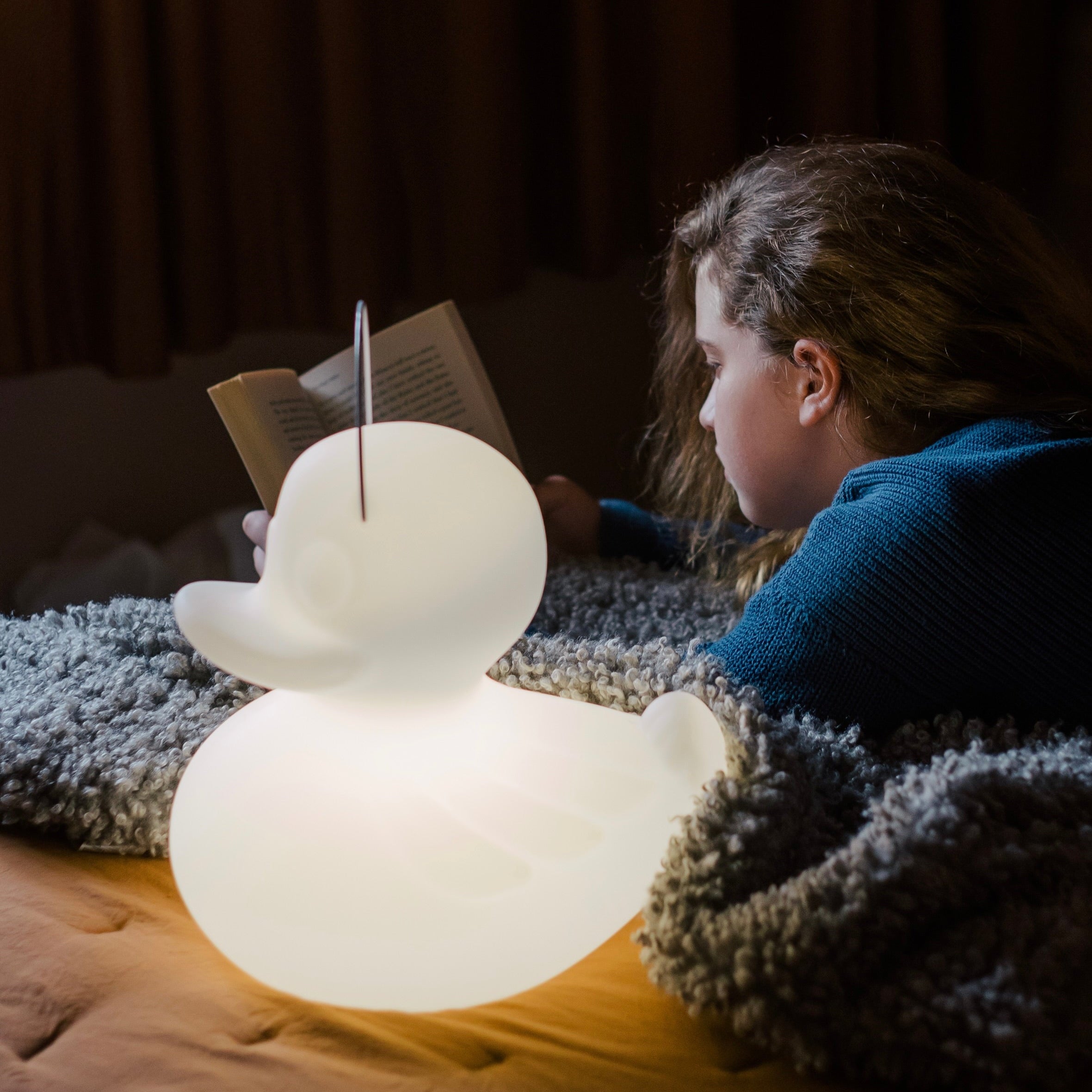 White duck night light for kids by Goodnight Light