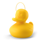 Yellow floating duck night light for kids by Goodnight Light