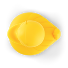 Yellow duck night light floating in pool by Goodnight Light for kids and pool decor